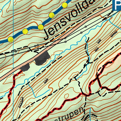 Berg Kartografi Keiservarden Bodø Nordland digital map