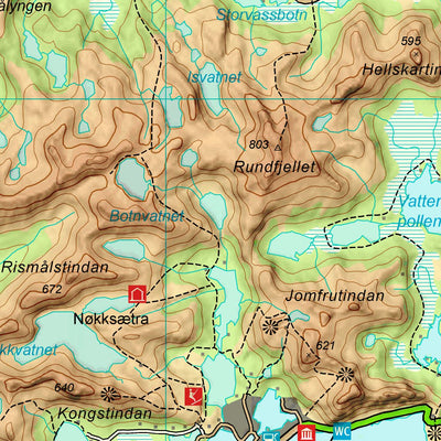 Berg Kartografi Lofoten Islands digital map