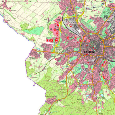 Bezirksregierung Köln Aachen 1 (1:25,000) digital map