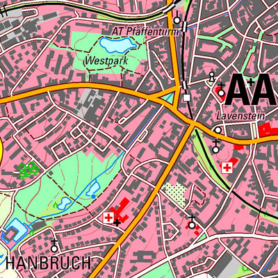 Bezirksregierung Köln Aachen 1 (1:25,000) digital map