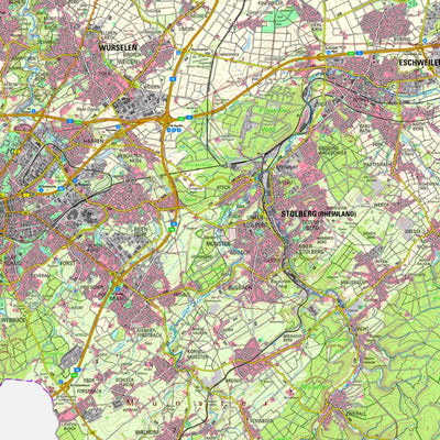 Bezirksregierung Köln Aachen (1:50,000) digital map