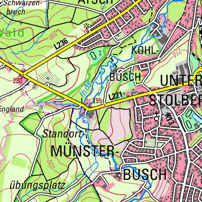 Bezirksregierung Köln Aachen (1:50,000) digital map