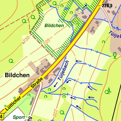 Bezirksregierung Köln Aachen 13 (1:10,000) digital map