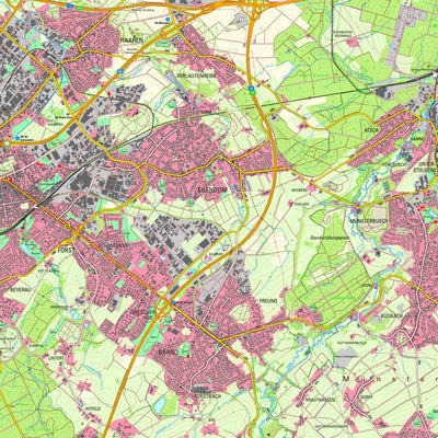 Bezirksregierung Köln Aachen 2 (1:25,000) digital map