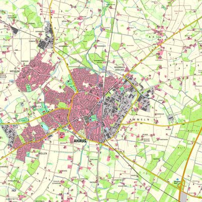 Bezirksregierung Köln Ahaus 1 (1:25,000) digital map