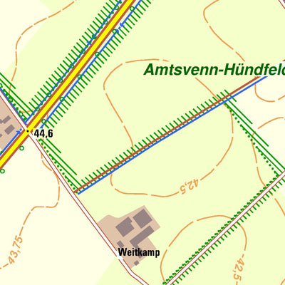Bezirksregierung Köln Ahaus 11 (1:10,000) digital map