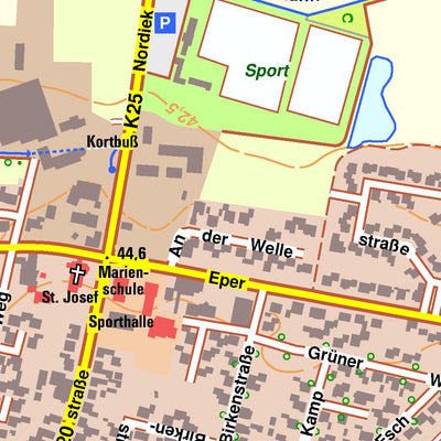 Bezirksregierung Köln Ahaus 8 (1:10,000) digital map