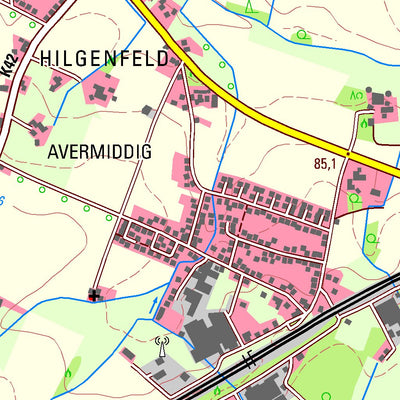 Bezirksregierung Köln Ahlen 1 (1:25,000) digital map