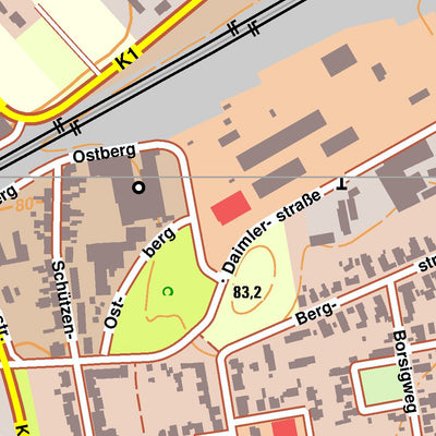Bezirksregierung Köln Ahlen 3 (1:10,000) digital map