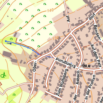 Bezirksregierung Köln Alfter 1 (1:10,000) digital map