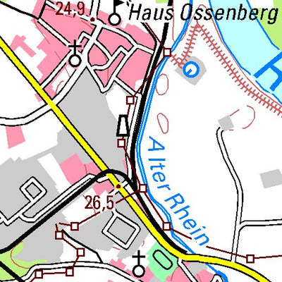 Bezirksregierung Köln Alpen (1:100,000) digital map