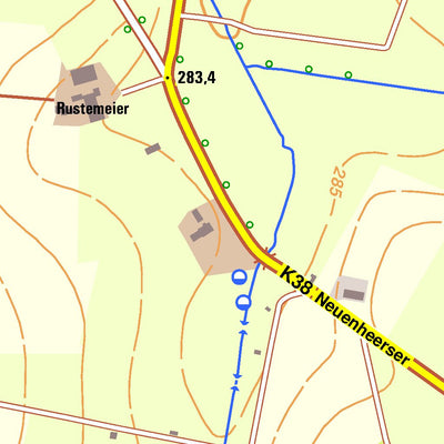 Bezirksregierung Köln Altenbeken 2 (1:10,000) digital map