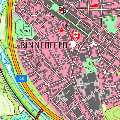 Bezirksregierung Köln Arnsberg 1 (1:25,000) digital map
