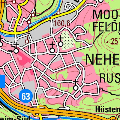 Bezirksregierung Köln Arnsberg (1:100,000) digital map