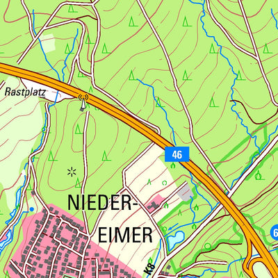 Bezirksregierung Köln Arnsberg 2 (1:25,000) digital map