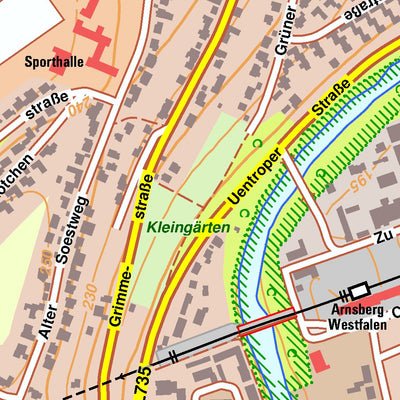 Bezirksregierung Köln Arnsberg 5 (1:10,000) digital map