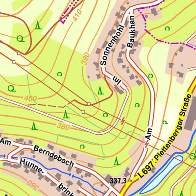Bezirksregierung Köln Attendorn 4 (1:10,000) digital map