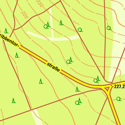Bezirksregierung Köln Augustdorf 1 (1:10,000) digital map