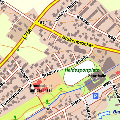 Bezirksregierung Köln Augustdorf 2 (1:10,000) digital map