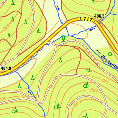 Bezirksregierung Köln Bad Berleburg 1 (1:10,000) digital map