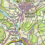 Bezirksregierung Köln Bad Berleburg 1 (1:50,000) digital map