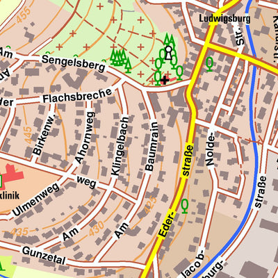 Bezirksregierung Köln Bad Berleburg 15 (1:10,000) digital map