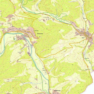 Bezirksregierung Köln Bad Berleburg 19 (1:10,000) digital map