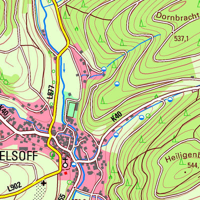 Bezirksregierung Köln Bad Berleburg 2 (1:25,000) digital map