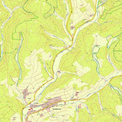 Bezirksregierung Köln Bad Berleburg 20 (1:10,000) digital map