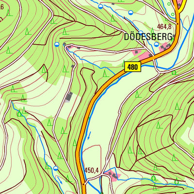Bezirksregierung Köln Bad Berleburg 4 (1:25,000) digital map