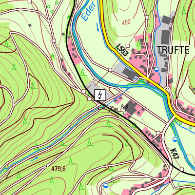Bezirksregierung Köln Bad Berleburg 5 (1:25,000) digital map