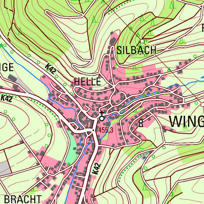 Bezirksregierung Köln Bad Berleburg 6 (1:25,000) digital map