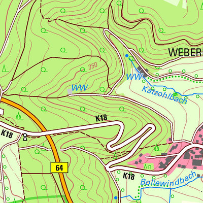 Bezirksregierung Köln Bad Driburg 1 (1:25,000) digital map