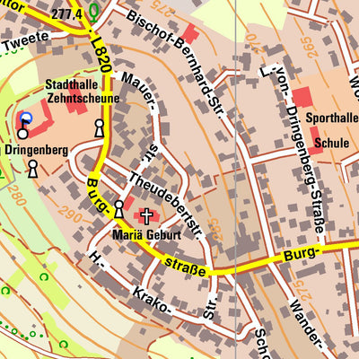 Bezirksregierung Köln Bad Driburg 4 (1:10,000) digital map