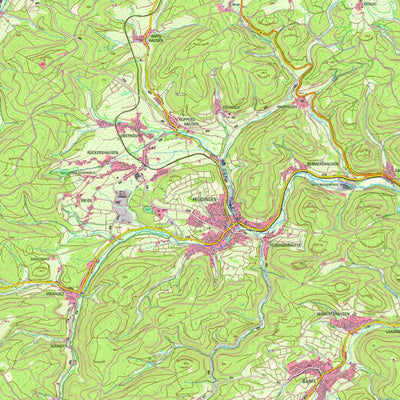 Bezirksregierung Köln Bad Laasphe 1 (1:25,000) digital map