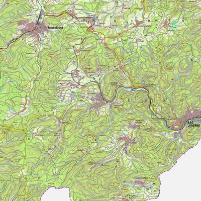 Bezirksregierung Köln Bad Laasphe 1 (1:50,000) digital map