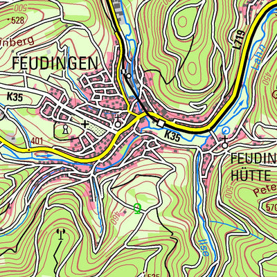Bezirksregierung Köln Bad Laasphe 1 (1:50,000) digital map