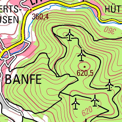 Bezirksregierung Köln Bad Laasphe (1:100,000) digital map