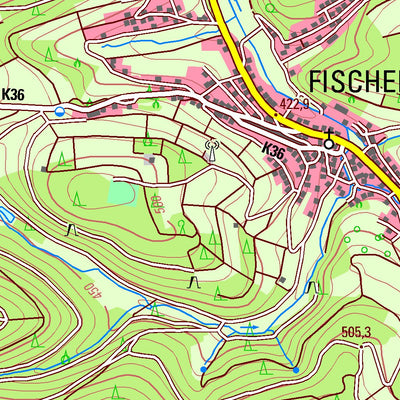 Bezirksregierung Köln Bad Laasphe 2 (1:25,000) digital map