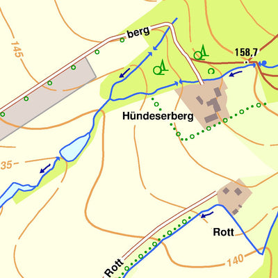 Bezirksregierung Köln Bad Salzuflen 3 (1:10,000) digital map
