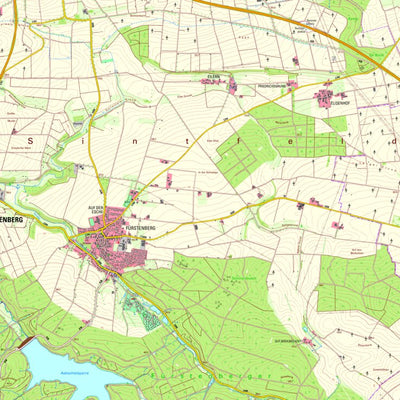 Bezirksregierung Köln Bad Wünnenberg 1 (1:25,000) digital map