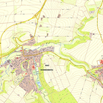Bezirksregierung Köln Bad Wünnenberg 6 (1:10,000) digital map