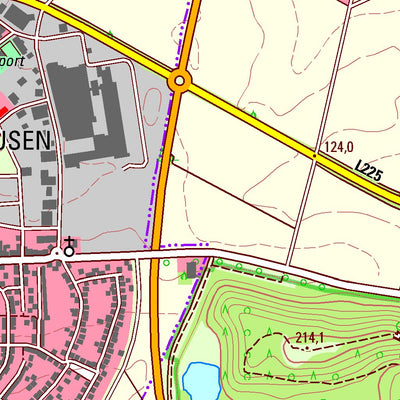 Bezirksregierung Köln Baesweiler (1:25,000) digital map
