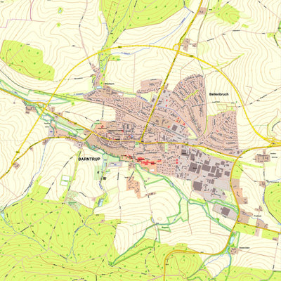 Bezirksregierung Köln Barntrup 1 (1:10,000) digital map