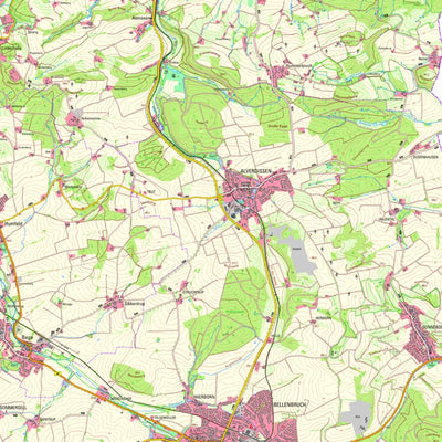 Bezirksregierung Köln Barntrup 1 (1:25,000) digital map