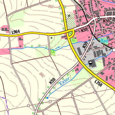 Bezirksregierung Köln Barntrup 1 (1:25,000) digital map