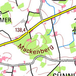 Bezirksregierung Köln Beckum (1:100,000) digital map