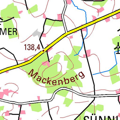 Bezirksregierung Köln Beckum (1:100,000) digital map