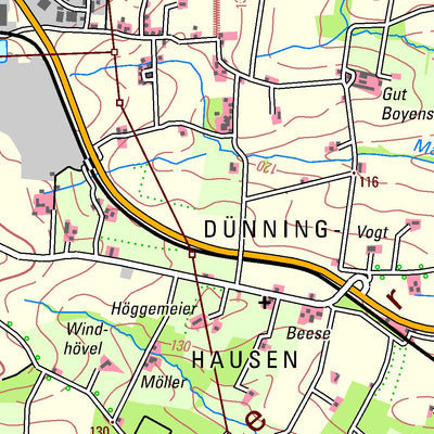 Bezirksregierung Köln Beckum (1:50,000) digital map
