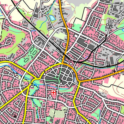 Bezirksregierung Köln Beckum (1:50,000) digital map
